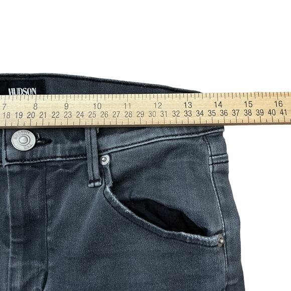 Hudson Jeans Women's Size 27 Gray Lilly Mid Rise Ankle Skinny Denim Flap Pockets - Picture 12 of 15